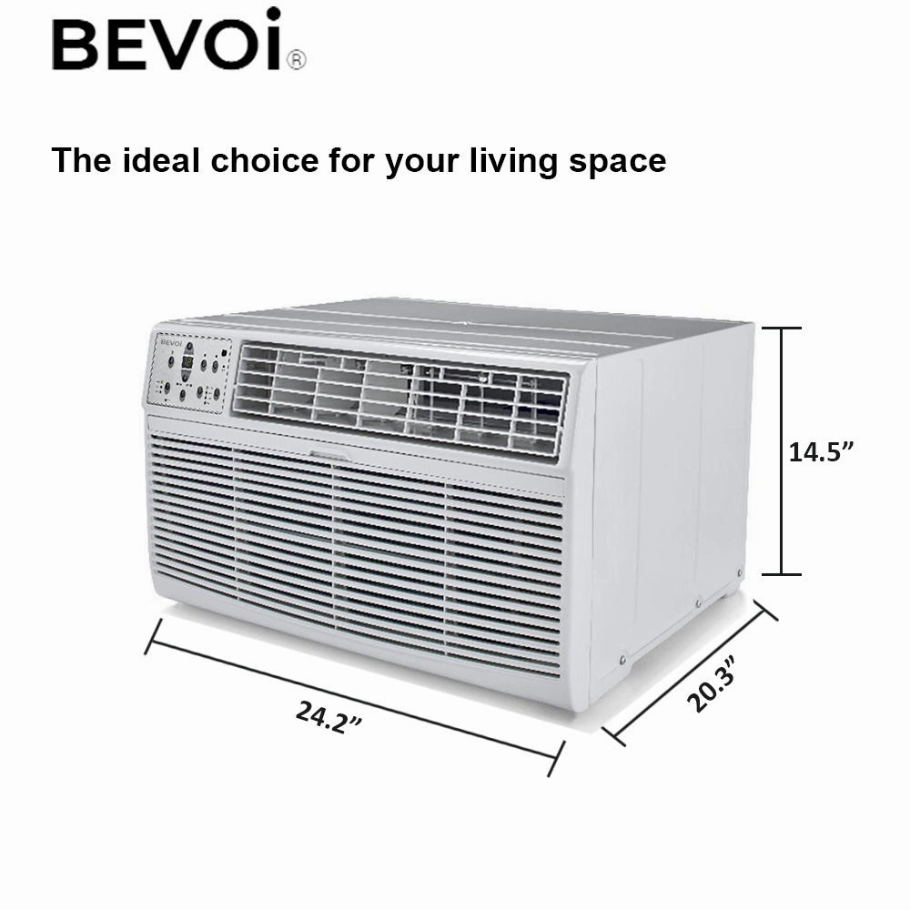 Bevoi BEVTTW121C 12,000 BTU Through The Wall Air Conditioner Cooling Only 115V - (BEVTTW121C)