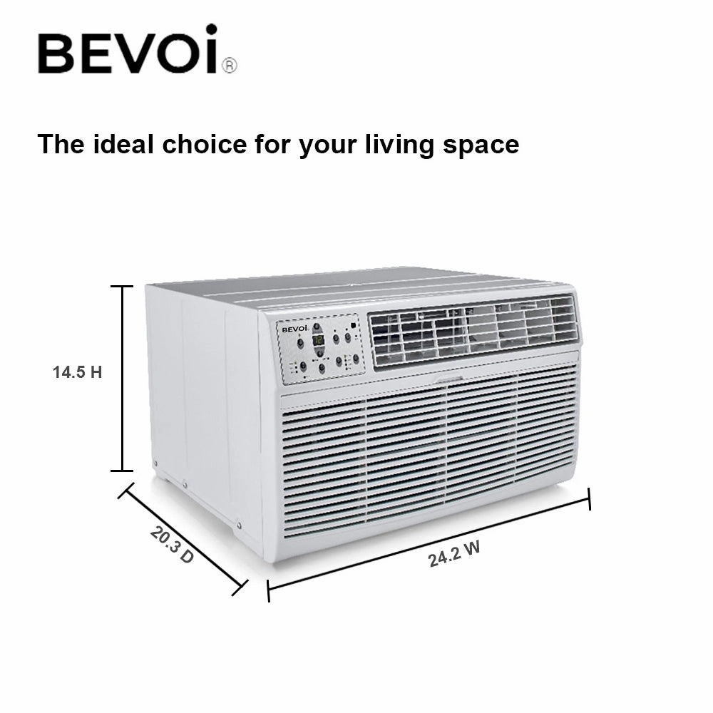 Bevoi BEVTTW142C 14,000 BTU Through The Wall Air Conditioner Cooling Only 220V - (BEVTTW142C)