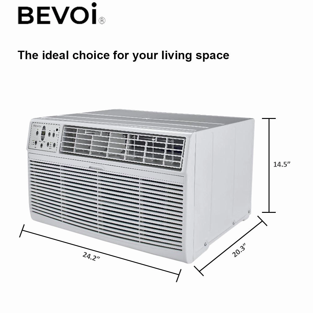 Bevoi BEVTTW81HF 8,000 BTU Through The Wall Air Conditioner Heat and Cool 115V - (BEVTTW81HF)