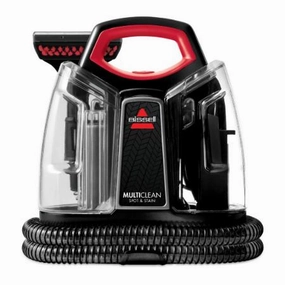 Bissell Canister Vacuum Multiclan Spot & Cain, Black robot vacuum, handheld vacuum