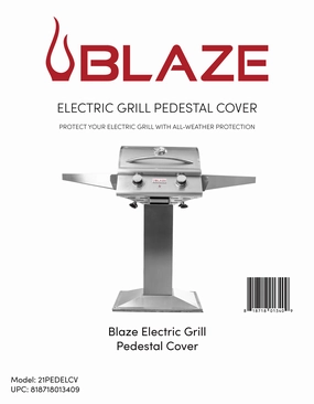 Blaze Grills 21PEDELCV Blaze Electric Pedestal Grill Cover Barbeque Grill Accessories,grill tool set