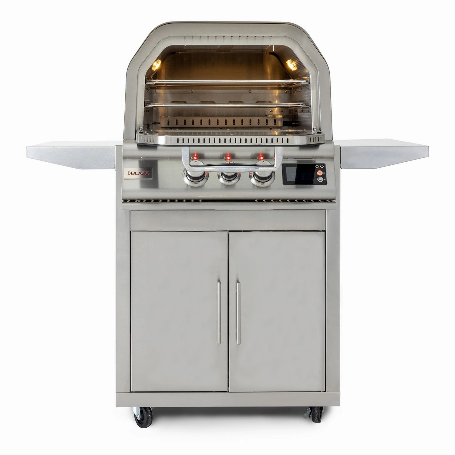 Blaze Grills BLZ26PZOVNLP Blaze 26-Inch Gas Outdoor Pizza Oven With Rotisserie, With Fuel Type - Propane