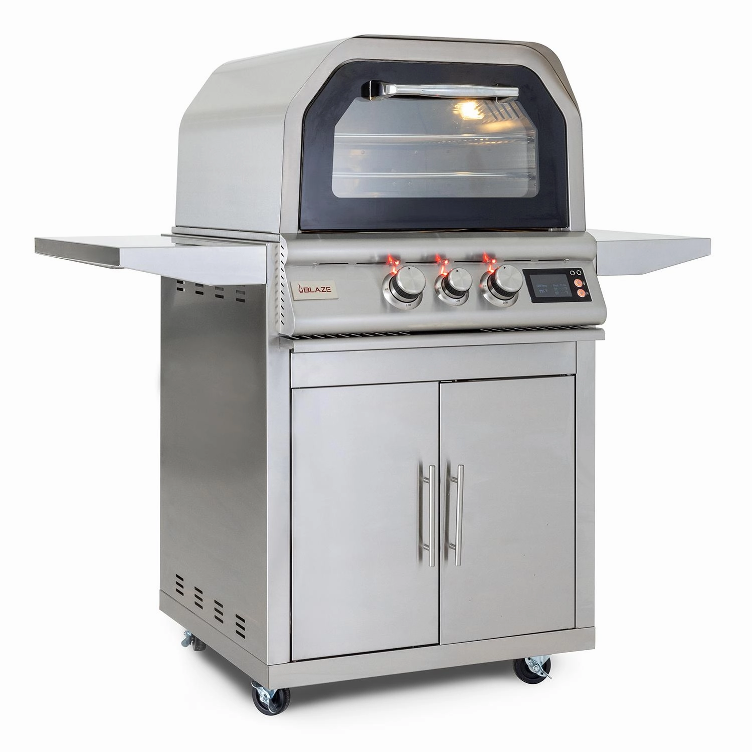 Blaze Grills BLZ26PZOVNLP Blaze 26-Inch Gas Outdoor Pizza Oven With Rotisserie, With Fuel Type - Propane
