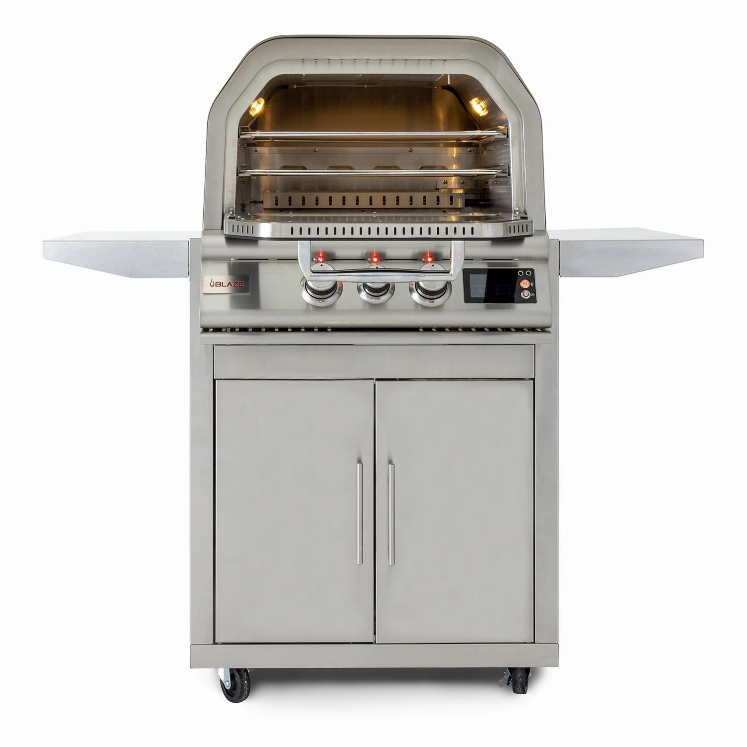 Blaze Grills BLZ26PZOVNLP Blaze 26-Inch Gas Outdoor Pizza Oven With Rotisserie, With Fuel Type - Propane