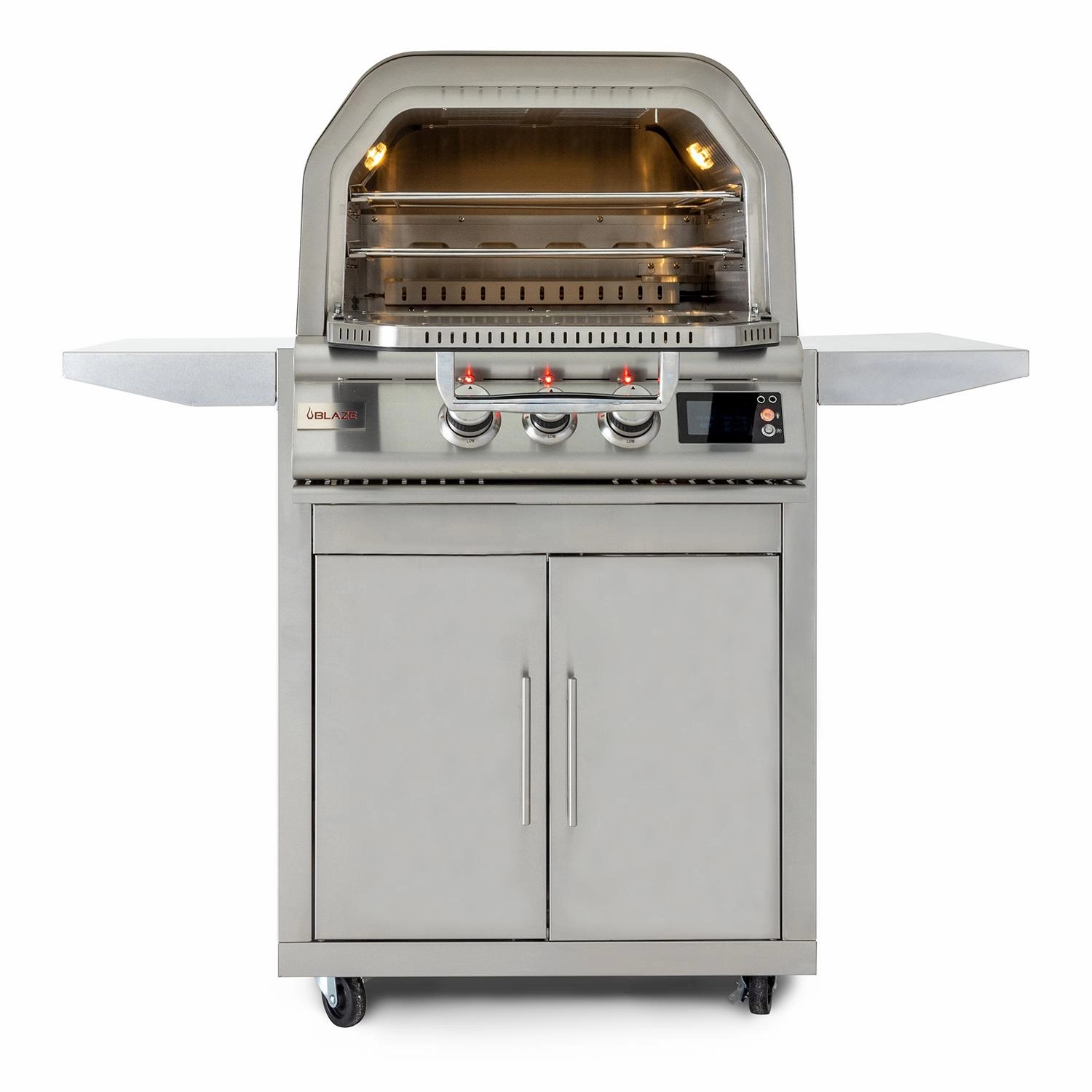 Blaze Grills BLZ26PZOVNLP Blaze 26-Inch Gas Outdoor Pizza Oven With Rotisserie, With Fuel Type - Propane