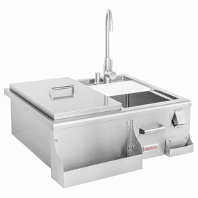 Blaze Grills BLZ30CKTSNK Blaze Beverage Center Storage,outdoor grill storage cabinet