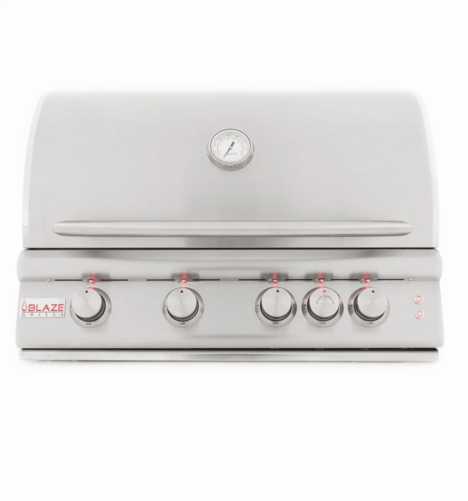 Blaze Grills BLZ4LTE2LP Blaze 32 Inch 4-Burner Lte Gas Grill With Rear Burner And Built-In Lighting System, With Fuel Type - Propane