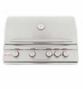 Blaze Grills BLZ4LTE2LP Blaze 32 Inch 4-Burner Lte Gas Grill With Rear Burner And Built-In Lighting System, With Fuel Type - Propane Liquid Propane Barbeque Grills,propane gas grill