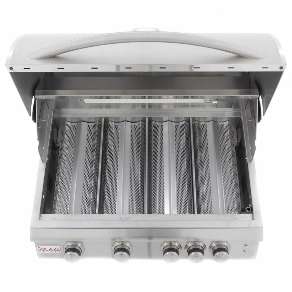 Blaze Grills BLZ4LTE2LP Blaze 32 Inch 4-Burner Lte Gas Grill With Rear Burner And Built-In Lighting System, With Fuel Type - Propane