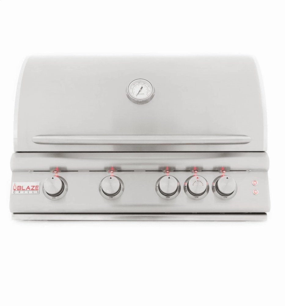 Blaze Grills BLZ4LTE2LP Blaze 32 Inch 4-Burner Lte Gas Grill With Rear Burner And Built-In Lighting System, With Fuel Type - Propane