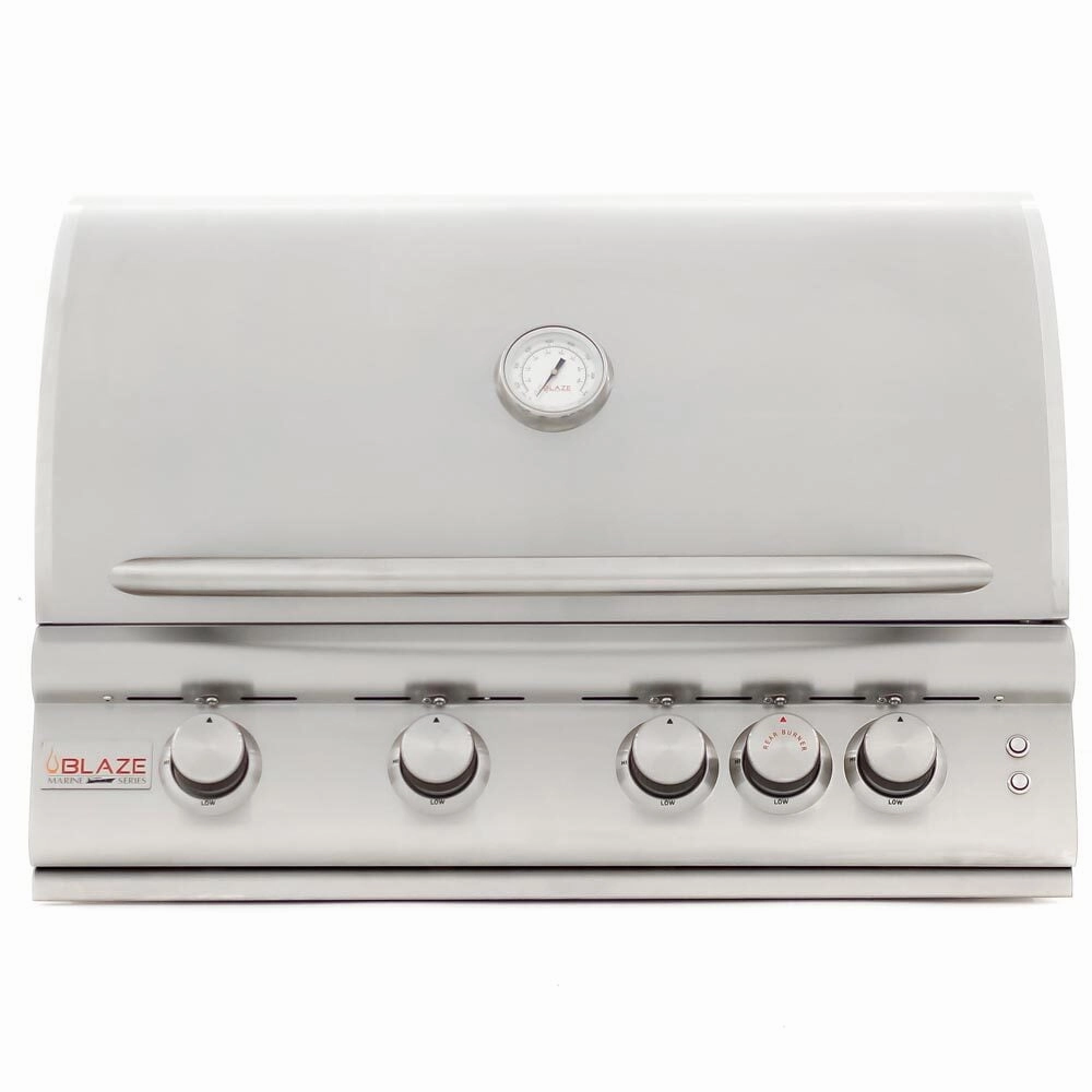 Blaze Grills BLZ4LTE2MGLP Blaze Marine Grade 316L 4-Burner Lte Liquid Propane Barbeque Grills,propane gas grill