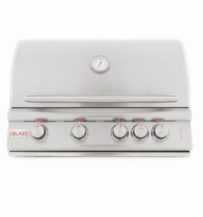 Blaze Grills BLZ4LTE2NG Blaze 32 Inch 4-Burner Lte Gas Grill With Rear Burner And Built-In Lighting System, With Fuel Type - Natural Gas Barbeque Grills,outdoor bbq grill