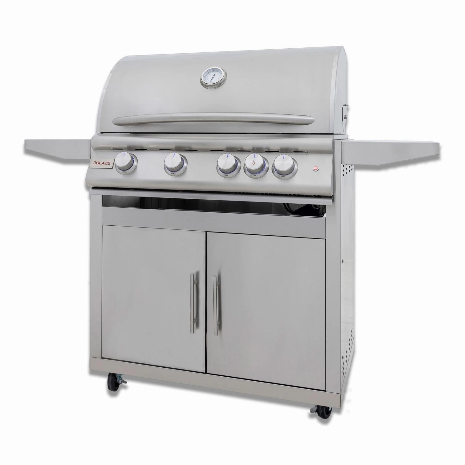 Blaze Grills BLZ4LTE3LP Blaze 32-Inch 4-Burner Premium Lte  Gas Grill With Rear Burner And Built-In Lighting System, With Fuel Type - Propane