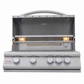 Blaze Grills BLZ4LTE3NG Blaze 32-Inch 4-Burner Premium Lte  Gas Grill With Rear Burner And Built-In Lighting System, With Fuel Type - Natural Gas Natural Gas Barbeque Grills,natural gas outdoor grill