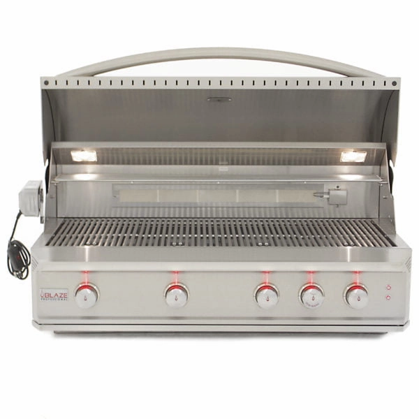 Blaze Grills BLZ4PROLP Blaze Professional 44-Inch 4 Burner Built-In Gas Grill With Rear Infrared Burner - Liquid Propane