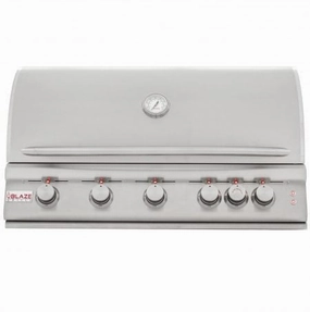 Blaze Grills BLZ5LTE2LP Blaze 40 Inch 5-Burner Lte Gas Grill With Rear Burner And Built-In Lighting System, With Fuel Type - Propane Liquid Propane Barbeque Grills,propane gas grill
