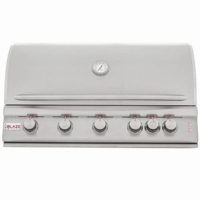 Blaze Grills BLZ5LTE2LP Blaze 40 Inch 5-Burner Lte Gas Grill With Rear Burner And Built-In Lighting System, With Fuel Type - Propane Barbeque Grills,outdoor bbq grill