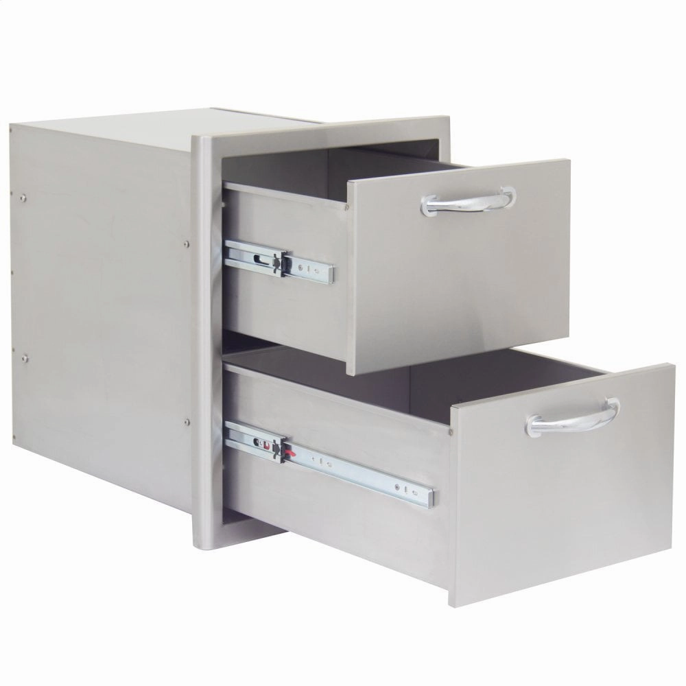 Blaze Grills BLZDRW2R Blaze 16 Inch Double Access Drawer