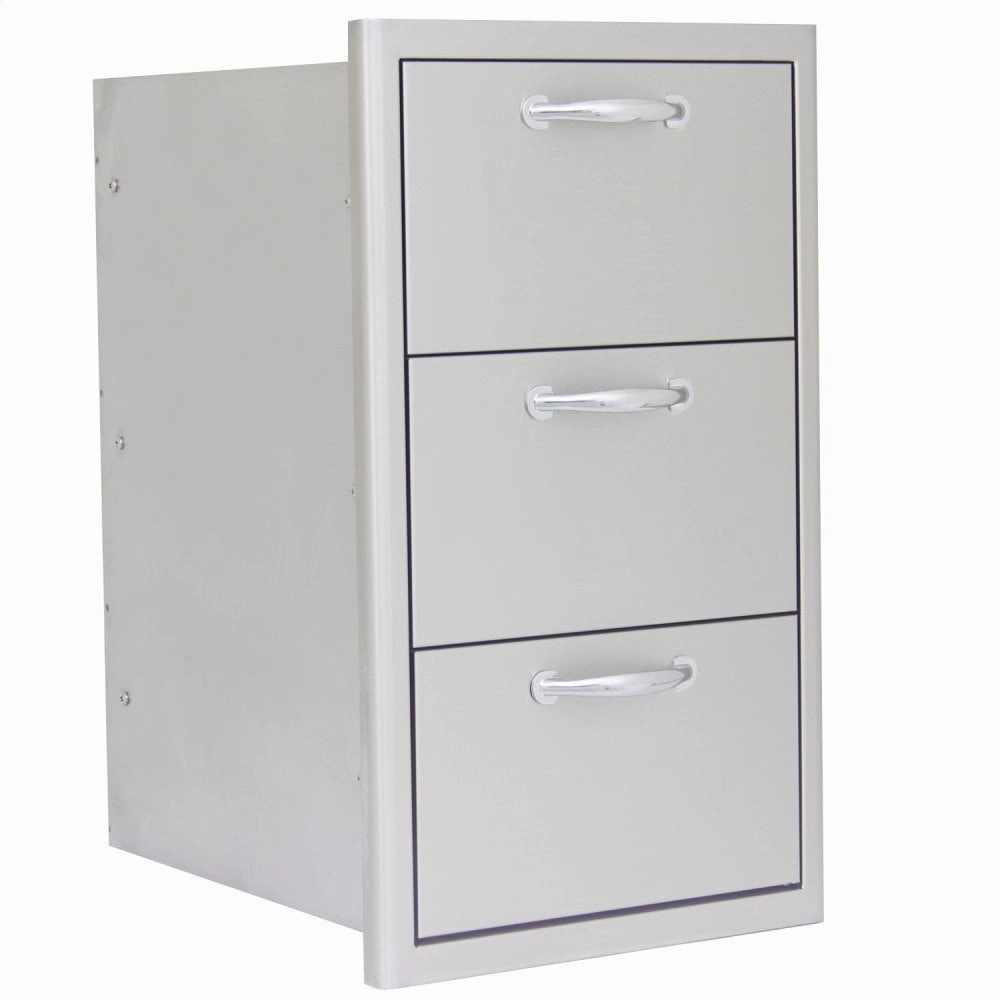 Blaze Grills BLZDRW3R Blaze 16 Inch Triple Access Drawer