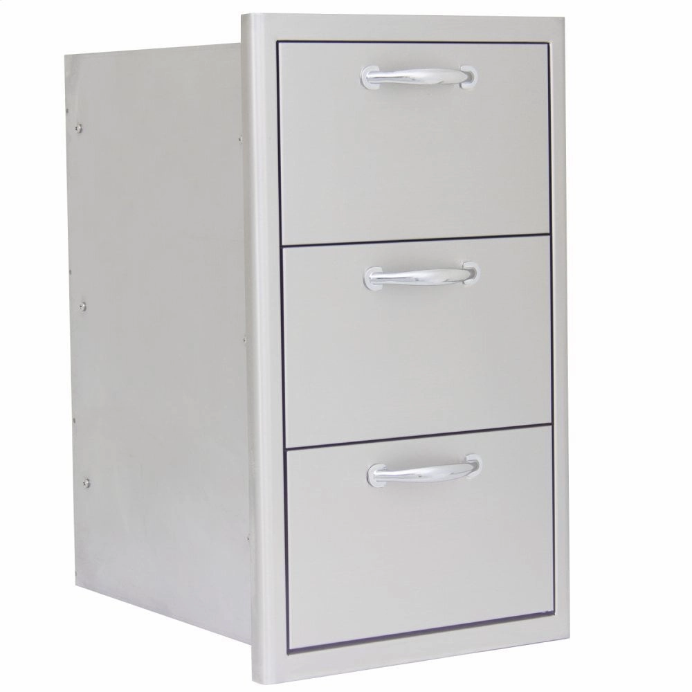 Blaze Grills BLZDRW3R Blaze 16 Inch Triple Access Drawer