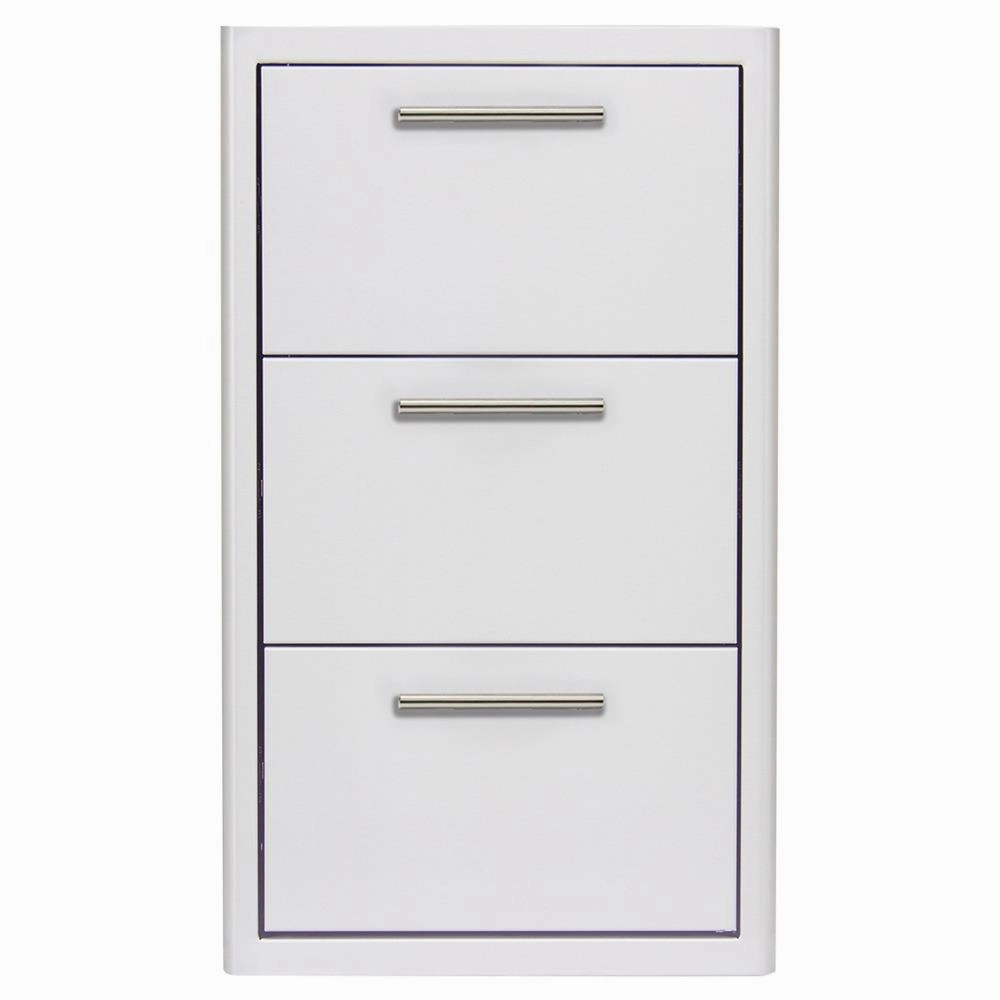Blaze Grills BLZDRW3RLT Blaze 16-Inch Triple Access Drawer Storage,outdoor grill storage cabinet