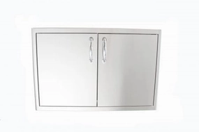 Blaze Grills BLZDRYSTG Blaze Stainless Steel Enclosed Dry Storage Cabinet With Shelf Storage,outdoor grill storage cabinet