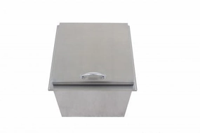 Blaze Grills BLZICEBWH Blaze 22 Inch Ice Bin Cooler / Wine Chiller Storage,outdoor grill storage cabinet