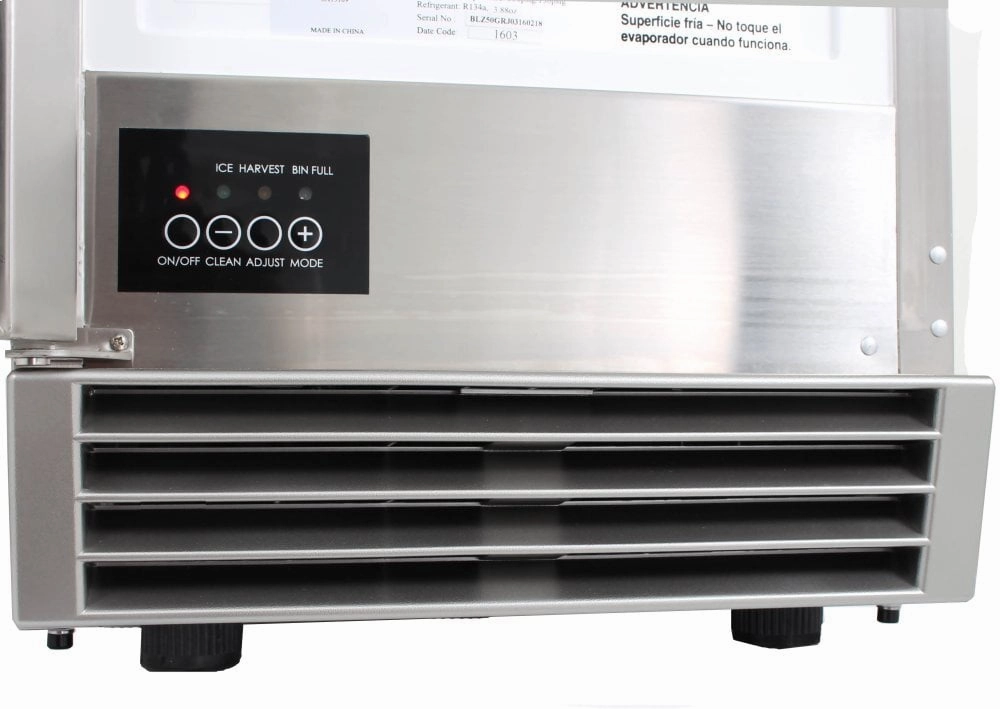 Blaze Grills BLZICEMKR50GR Blaze 50 Lb. 15 Inch Outdoor Ice Maker With Gravity Drain