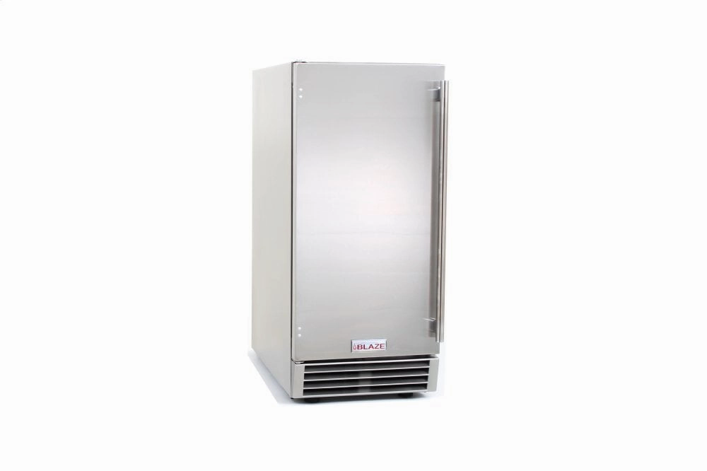 Blaze Grills BLZICEMKR50GR Blaze 50 Lb. 15 Inch Outdoor Ice Maker With Gravity Drain