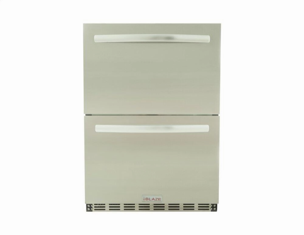 Blaze Grills BLZSSRFDBDR51 Blaze Double Drawer 5.1 Cu. Ft. Refrigerator