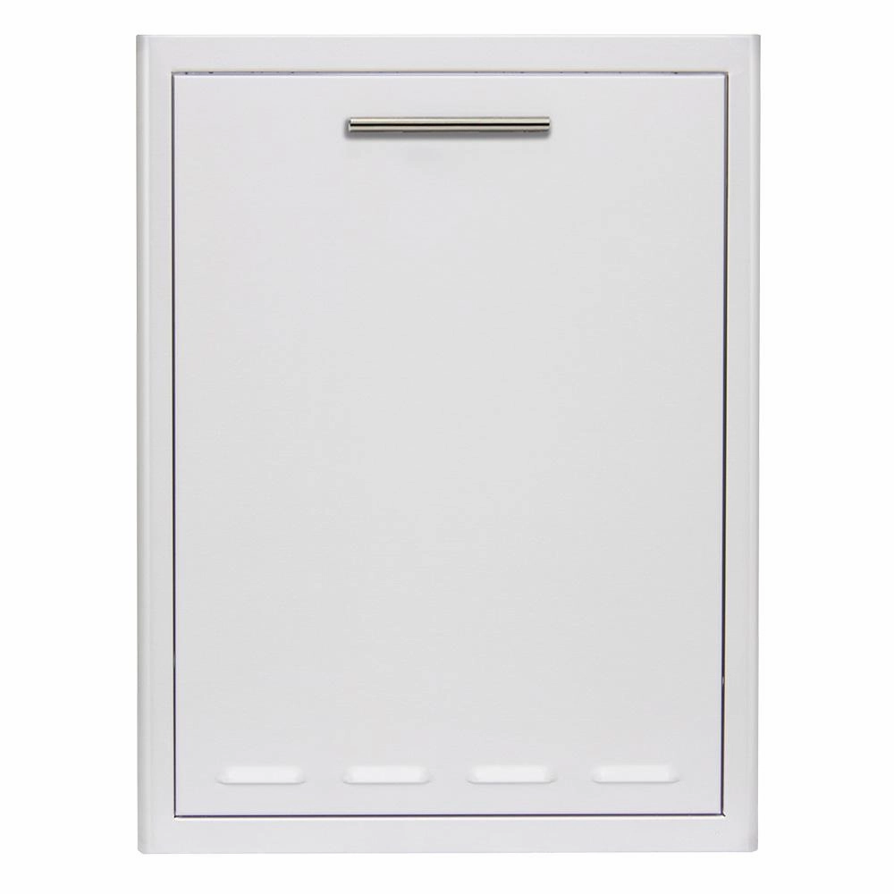 Blaze Grills BLZTRLPDRWH Blaze 18-Inch Roll Out Trash/Propane Tank Storage Drawer Storage,outdoor grill storage cabinet