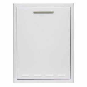 Blaze Grills BLZTRLPDRWH Blaze 18-Inch Roll Out Trash/Propane Tank Storage Drawer Storage,outdoor grill storage cabinet
