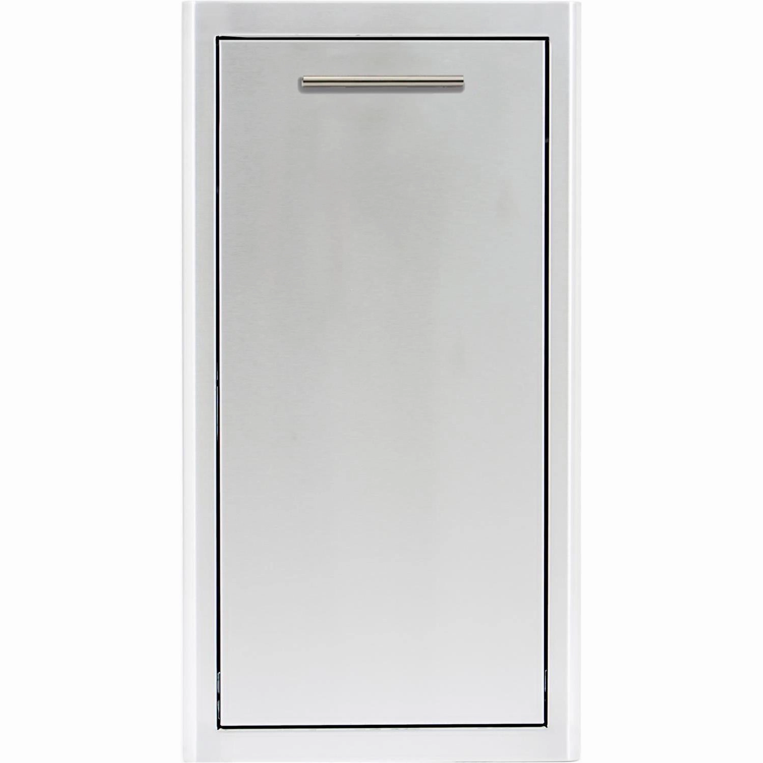 Blaze Grills BLZTRNWDRWH Blaze Narrow Trash Storage Drawer Storage,outdoor grill storage cabinet