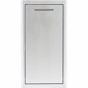 Blaze Grills BLZTRNWDRWH Blaze Narrow Trash Storage Drawer Storage,outdoor grill storage cabinet