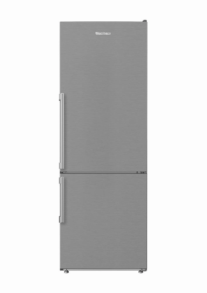 Blomberg Appliances BRFB1045SS 24In Counter Depth 11.43 Cuft Bottom Freezer Fridge With Full Frost Free, Stainless Steel Freestanding Refrigerators freestanding fridge freezer combo