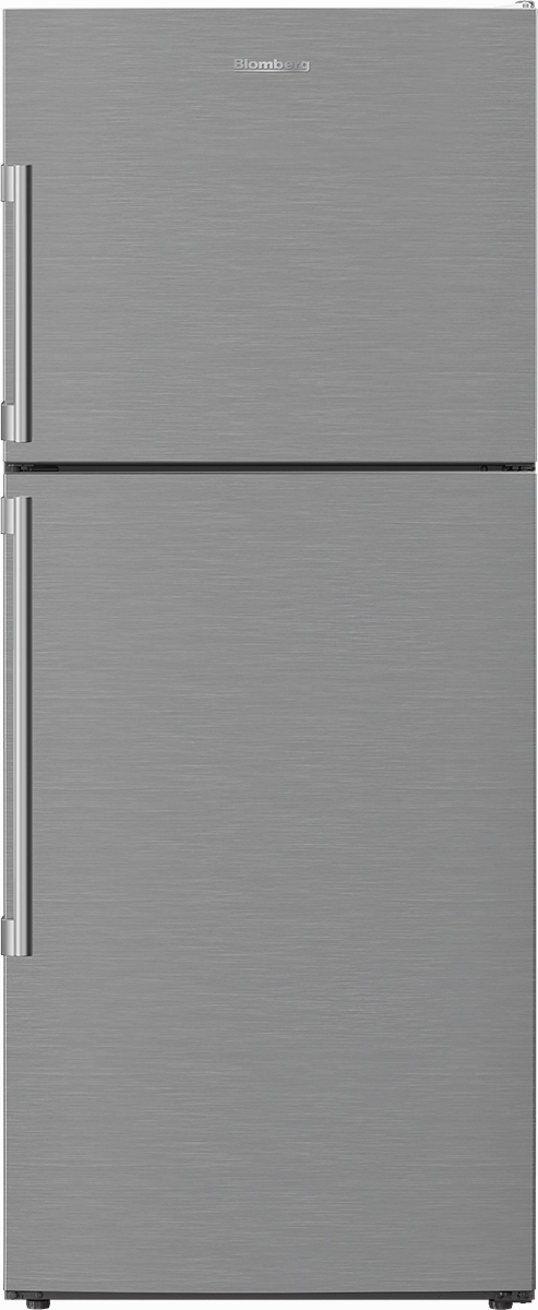 Blomberg Appliances BRFT1622SS 27In 15 Cu Ft Top Freezer With Auto Ice Maker, Stainless Freestanding Refrigerators freestanding fridge freezer combo