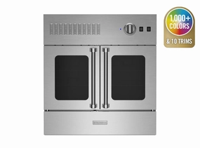 Bluestar BWO30AGSV2 30" Gas Wall Oven With French Doors Wall Ovens convection wall oven with steam assist
