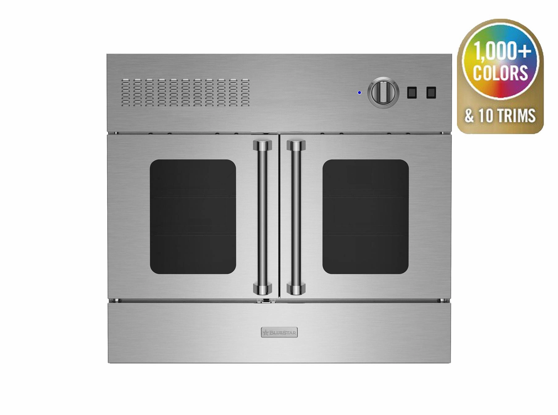 Bluestar BWO36AGSV2 36" Gas Wall Oven With French Doors Wall Ovens convection wall oven with steam assist