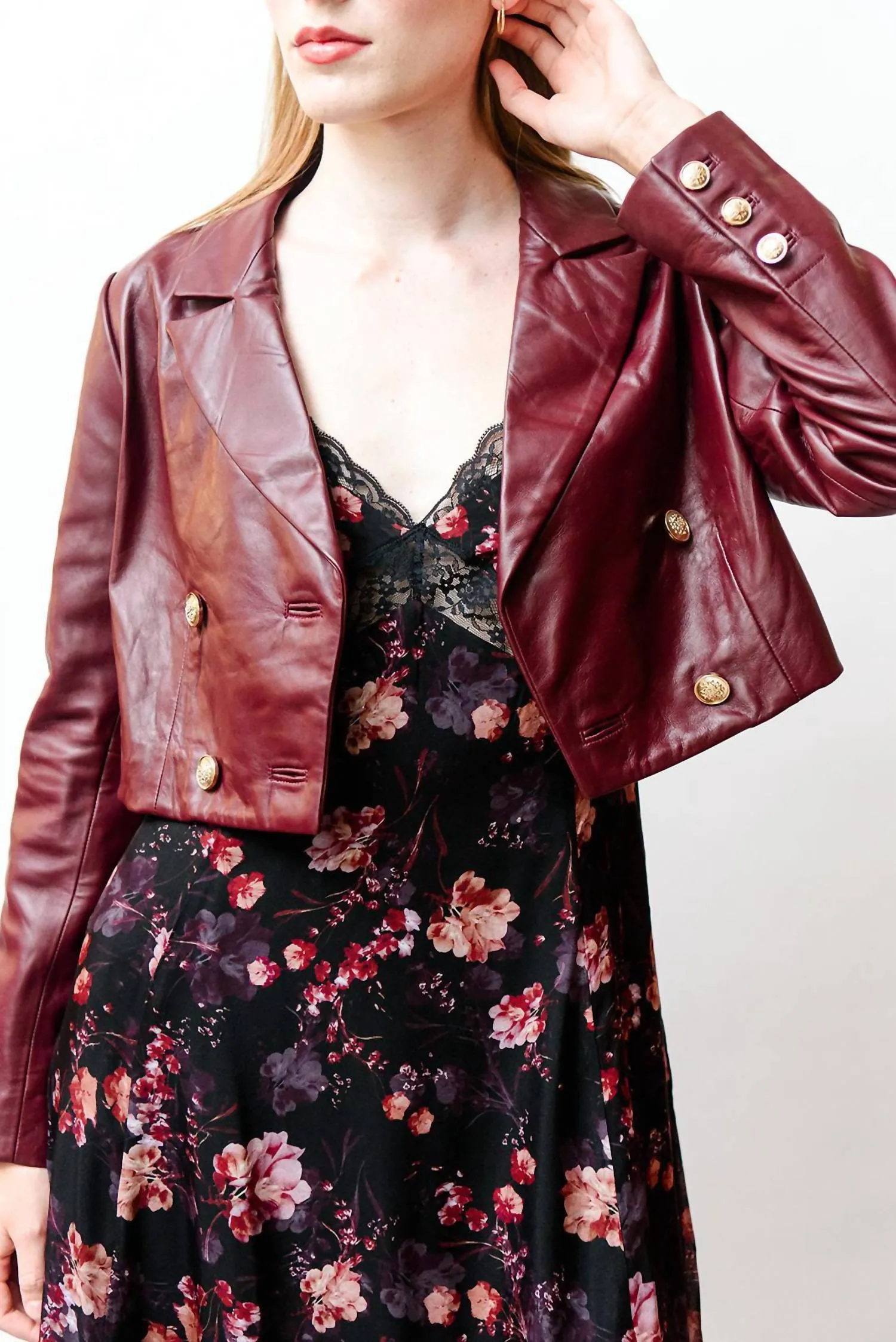 Boa Jacket In Cranberry