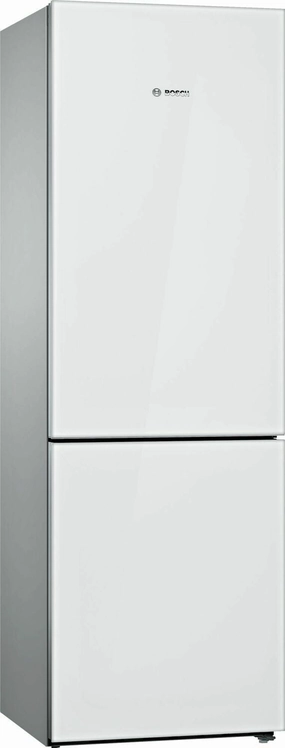 Bosch B10CB81NVW 800 Series Free-Standing Fridge-Freezer With Freezer At Bottom, Glass Door 23.5'' White B10Cb81Nvw Freestanding Refrigerators freestanding fridge freezer combo