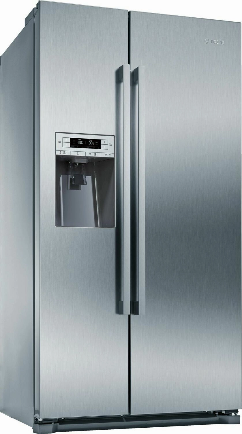 Bosch B20CS30SNS 300 Series Freestanding Counter-Depth Side-By-Side Refrigerator 36'' Easy Clean Stainless Steel B20Cs30Sns