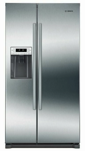 Bosch B20CS30SNS 300 Series Freestanding Counter-Depth Side-By-Side Refrigerator 36'' Easy Clean Stainless Steel B20Cs30Sns Freestanding Refrigerators freestanding fridge freezer combo