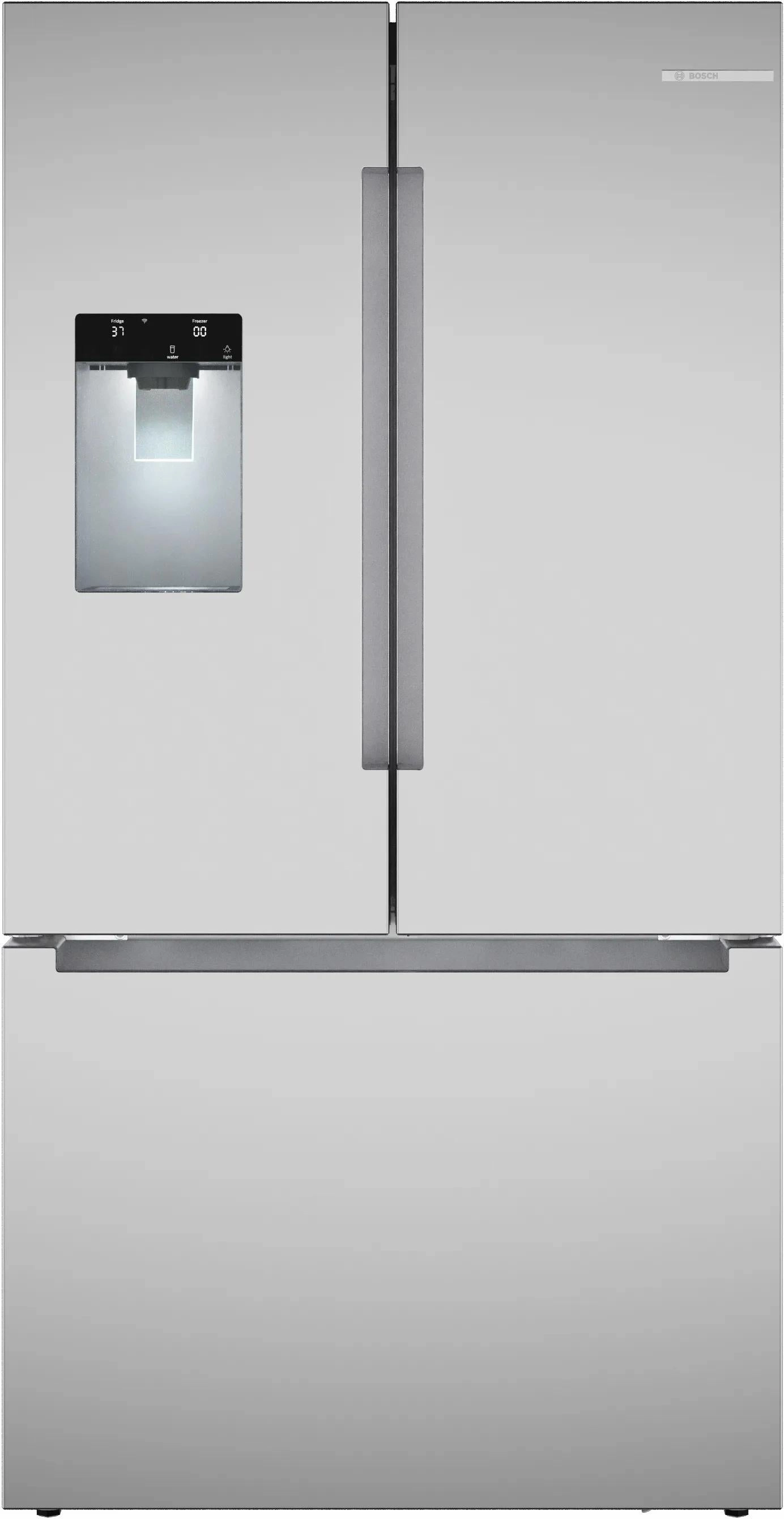 Bosch B36CD10ENS 100 Series French Door Bottom Mount Refrigerator 36" Stainless Steel (With Anti-Fingerprint), Total No Frost