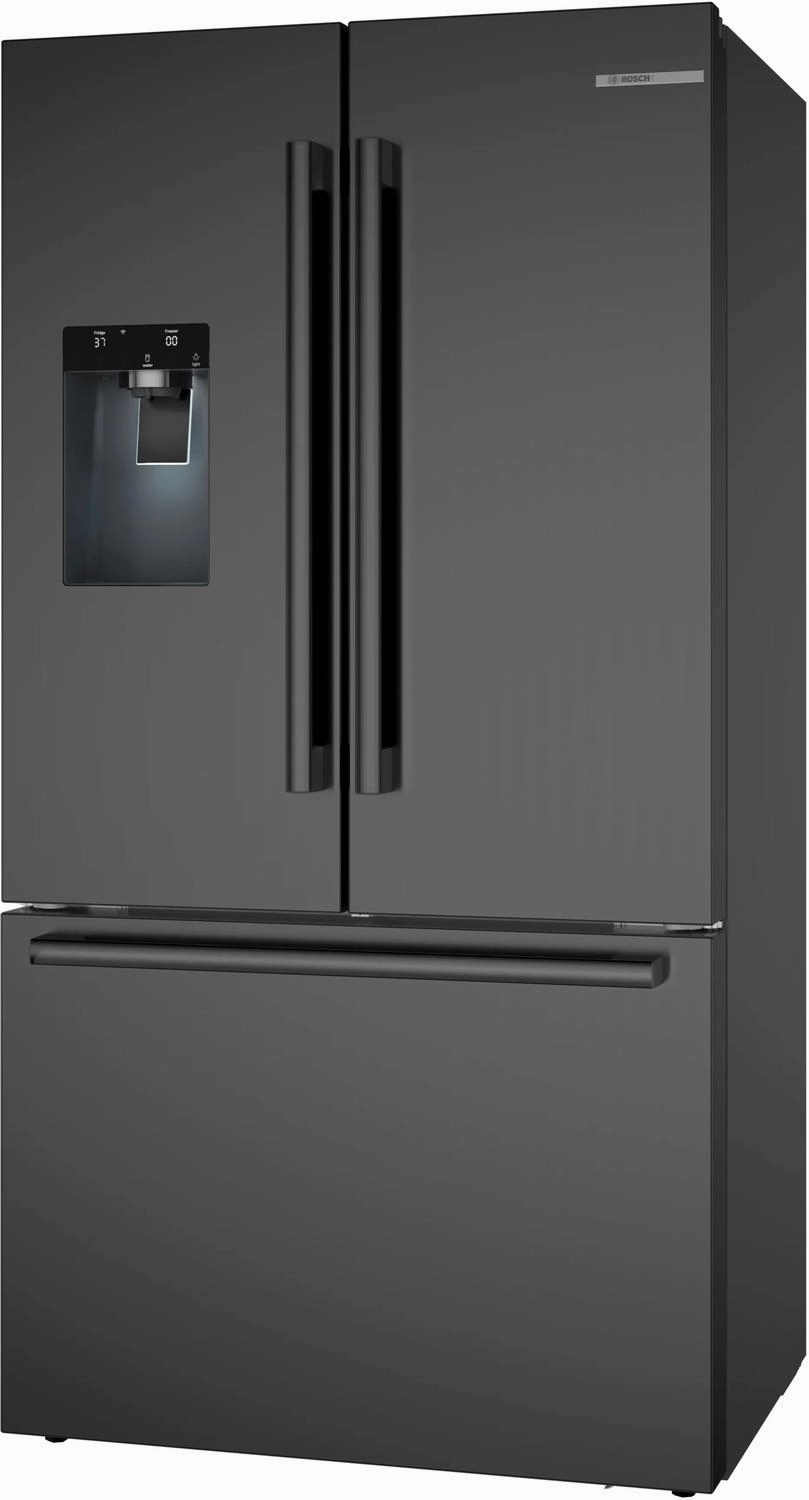 Bosch B36CD52SNB 500 Series French Door Bottom Mount Refrigerator 36" Black Stainless Steel, Total No Frost