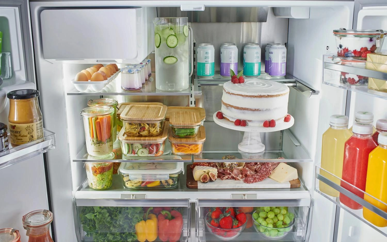 Bosch B36CD52SNB 500 Series French Door Bottom Mount Refrigerator 36" Black Stainless Steel, Total No Frost