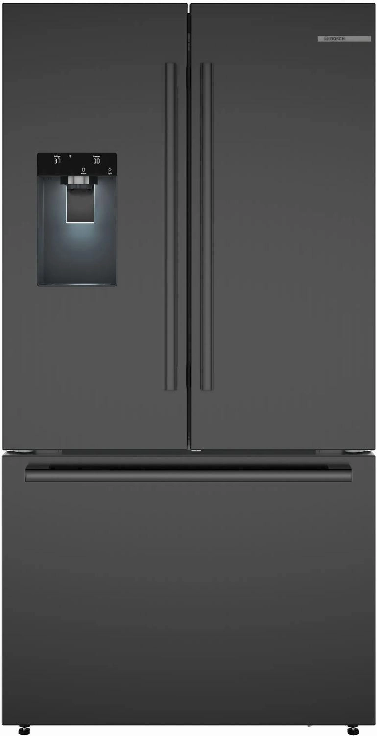 Bosch B36CD52SNB 500 Series French Door Bottom Mount Refrigerator 36" Black Stainless Steel, Total No Frost