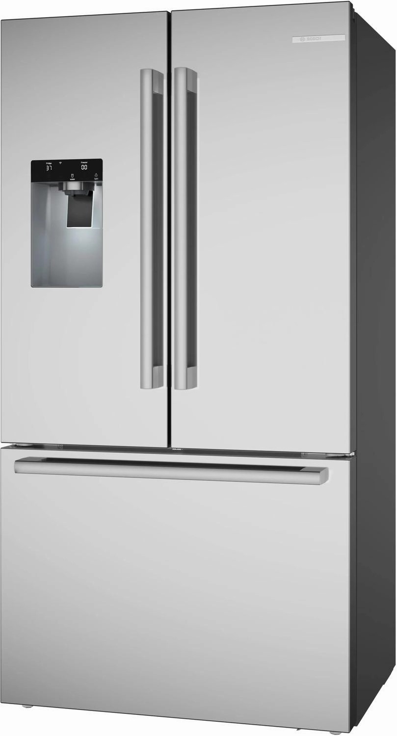 Bosch B36CD52SNS 500 Series French Door Bottom Mount Refrigerator 36" Stainless Steel (With Anti-Fingerprint), Total No Frost