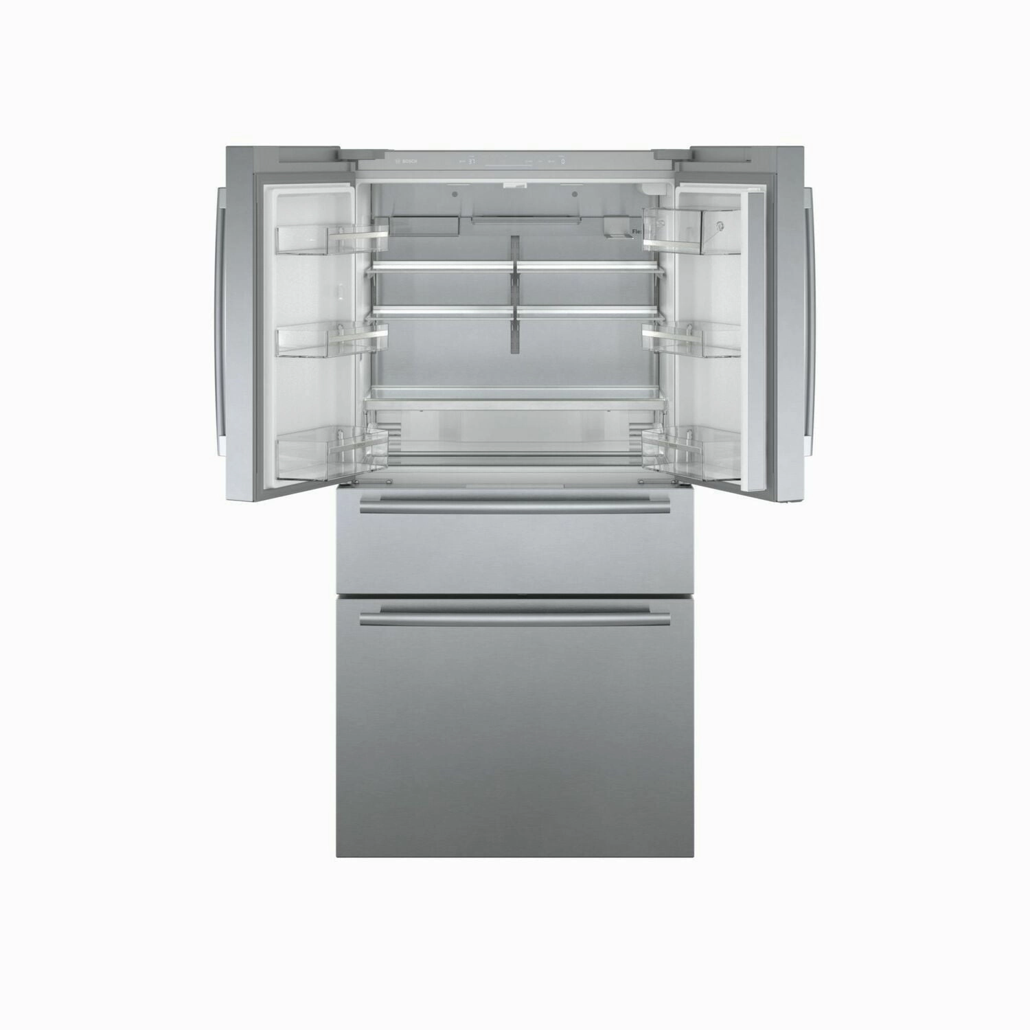 Bosch B36CL80SNS 800 Series French Door Bottom Mount Refrigerator 36'' Easy Clean Stainless Steel B36Cl80Sns