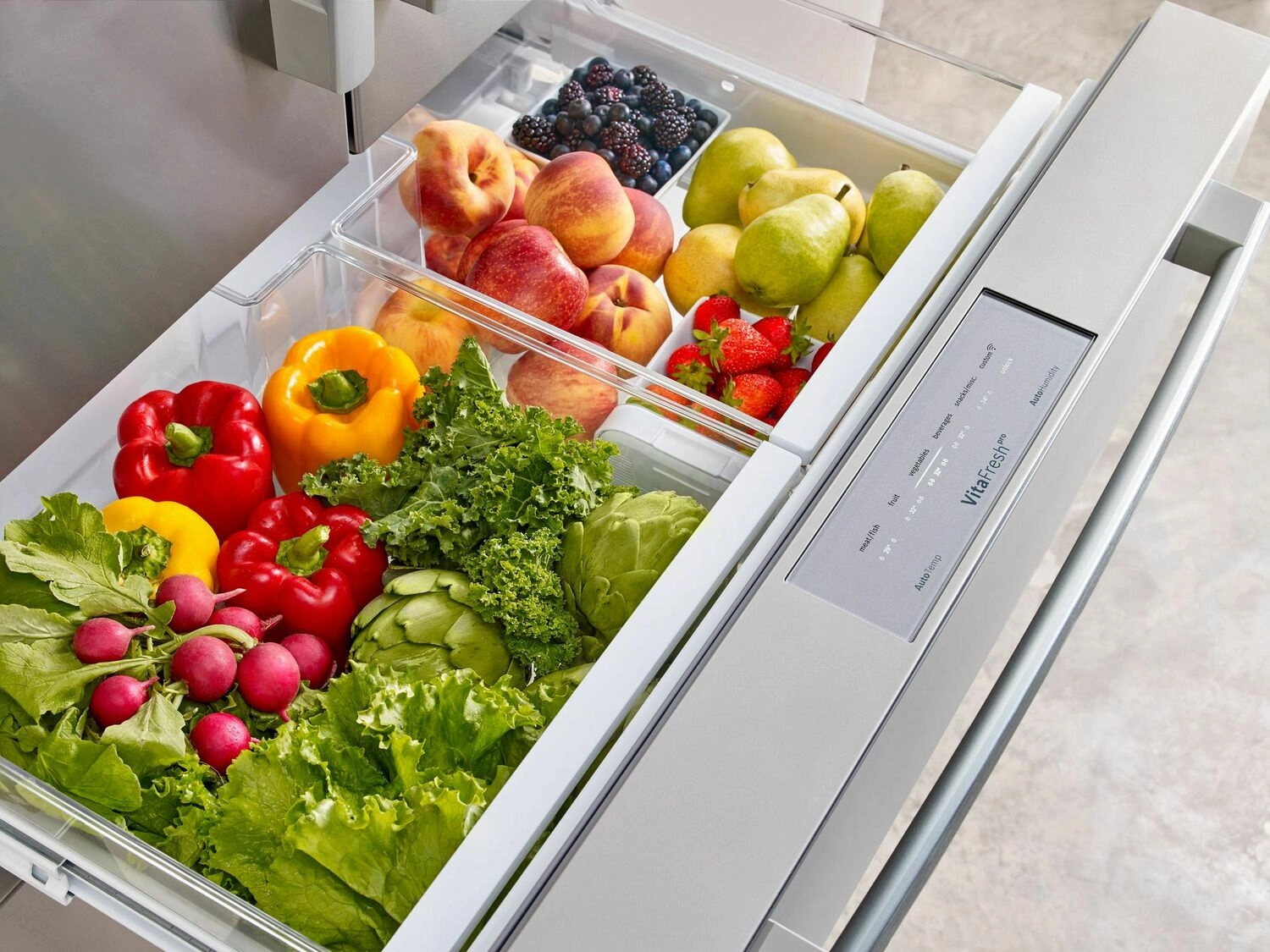 Bosch B36CL80SNS 800 Series French Door Bottom Mount Refrigerator 36'' Easy Clean Stainless Steel B36Cl80Sns