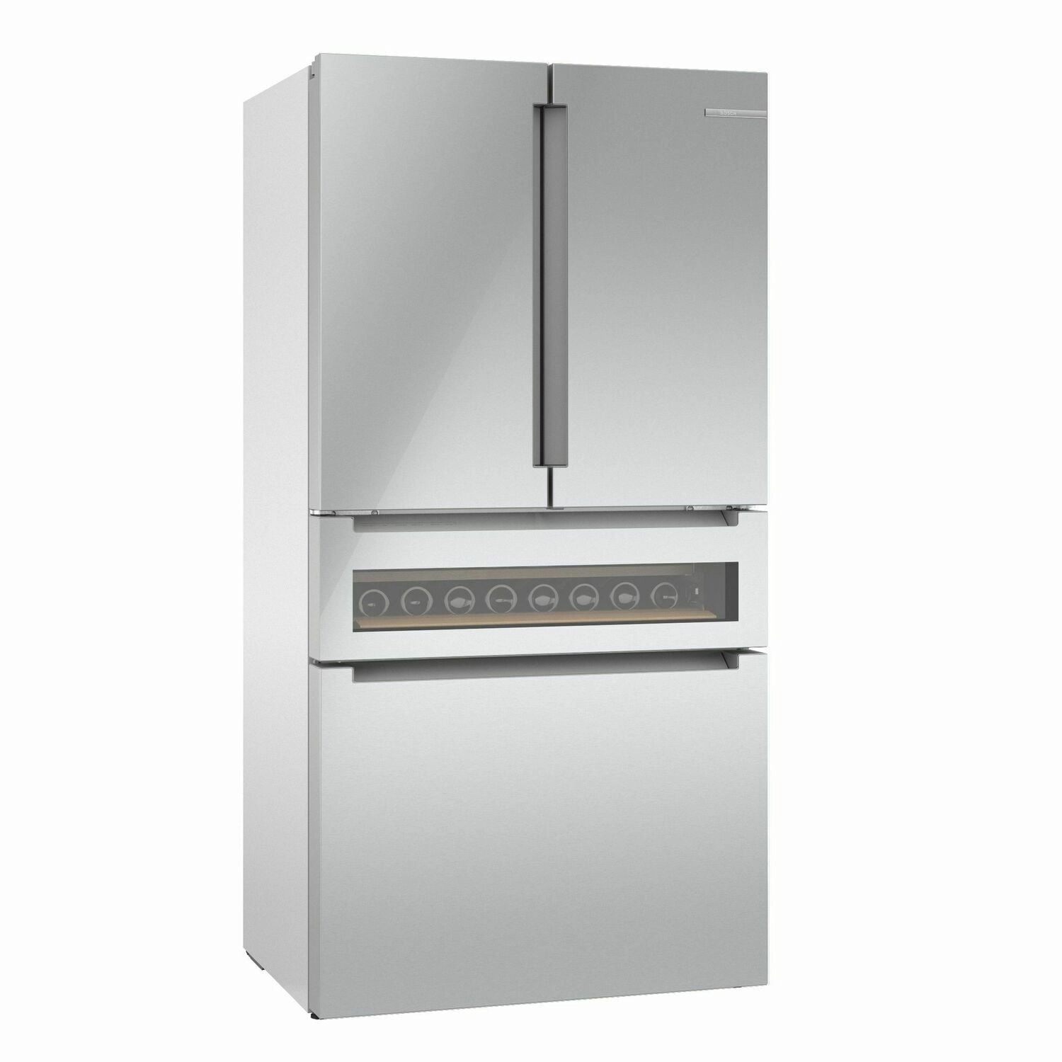 Bosch B36CL81ENG 800 Series French Door Bottom Mount Refrigerator 36'' Easy Clean Stainless Steel B36Cl81Eng Freestanding Refrigerators freestanding fridge freezer combo
